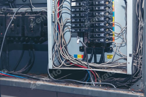 Preview: Inspector men hands work switchboard machinery maintenance service. Electrical mechanic technician