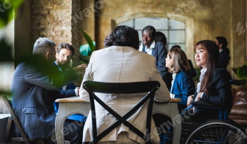 Preview: Multiracial people working on business innovation project