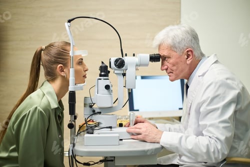 Preview: Conducting Eye Examination Using Advanced Medical Equipment
