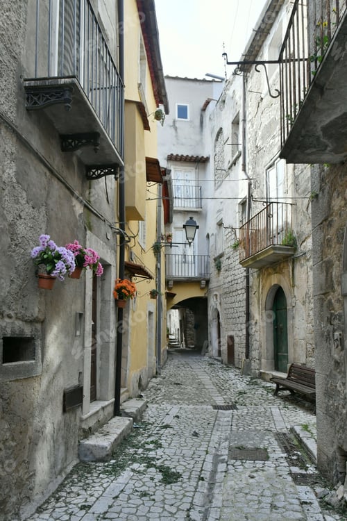 Preview: The Campania village of Guardia Sanframondi, Italy.