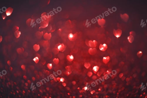 Preview: Defocused abstract red lights background