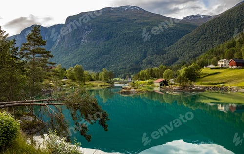 Preview: lovatnet lake Beautiful Nature Norway.