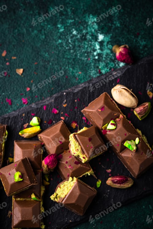 Vorschau: Dubai-Schokolade mit Kadayif-Pistazienfüllung