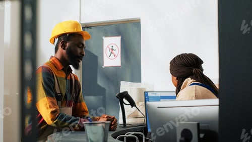 Preview: Group of people preparing products boxes