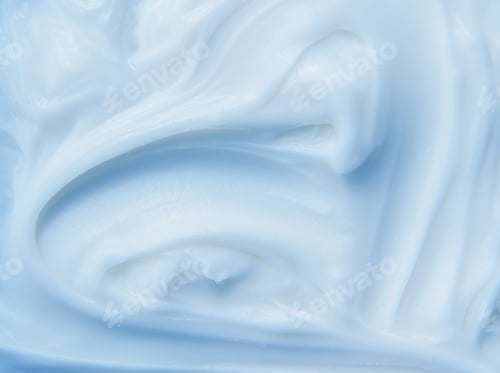 Swirls of Light Blue and White Background