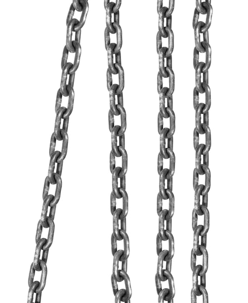 Preview: connected flexible series of metal links