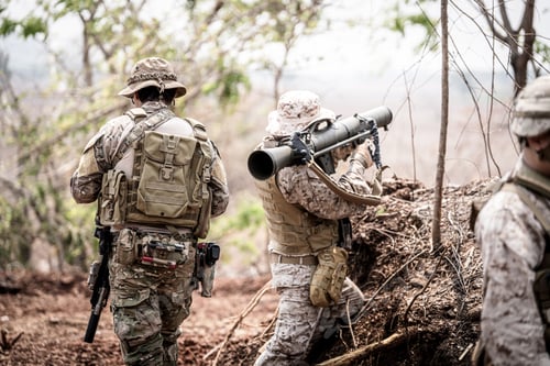 Preview: US marines in the mountains during the military operation