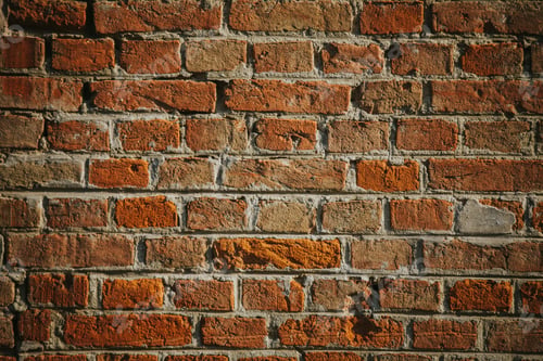 Preview: Closeup shot of a brick wall - perfect for wallpapers