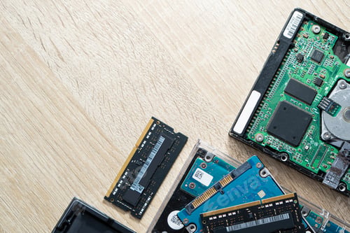 Preview: broken laptop ,crash motherboard ,memory hard disk electronic hardware problems