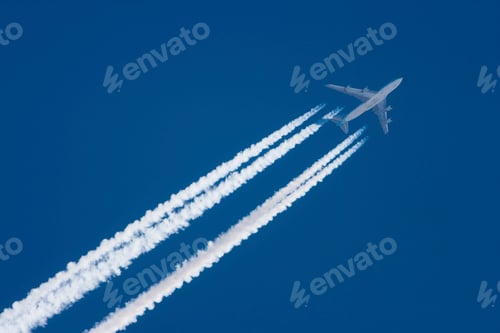 Preview: Jet plane in flight, Alaska, USA