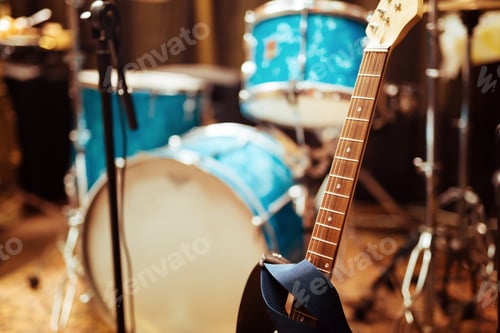 Preview: Guitar drums and studio equipment