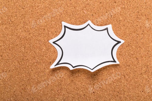 Preview: The cork board with blank notes