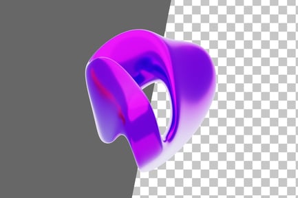 Preview: Abstract Metallic Shapes 2 3D Icon