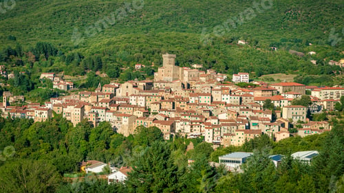Preview: Arcidosso medieval village. Monte Amiata, Tuscany, Italy
