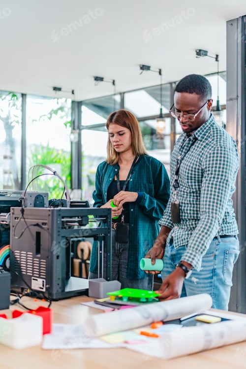 Preview: Two Product Designers Testing 3D Printed Prototypes