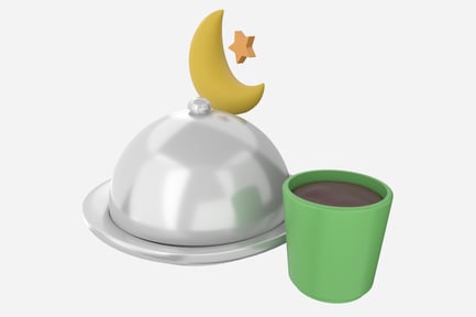 Preview: Serving Tray 3D Illustration