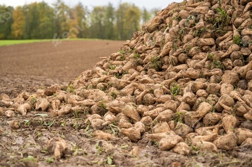 Preview: Sugar beets in a rural area in Germany