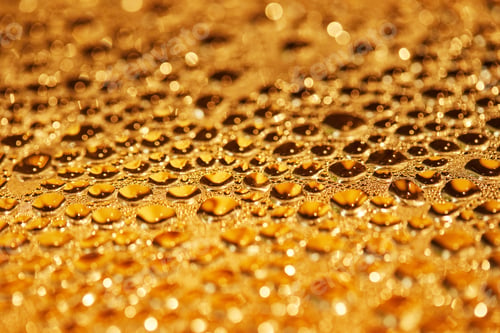 Preview: Drops texture on glass lid with selective focus