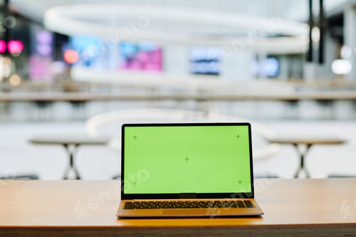 Preview: Chroma Key Screen in Cafe