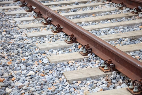 Preview: Railroad tracks background