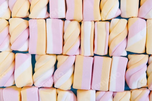 Preview: Colorful marshmallows background