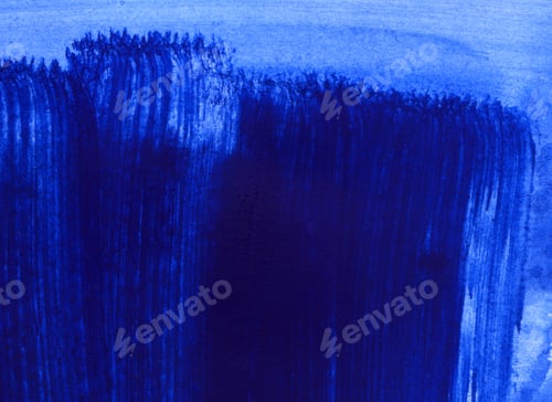 Preview: Blue and dark blue hand drawn paint background