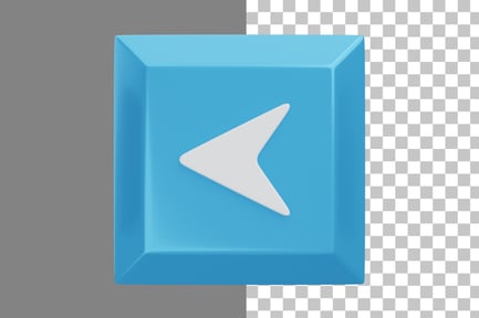 Preview: Arrow Left 3D Icon