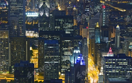 Preview: Night Life Chicago Skyline