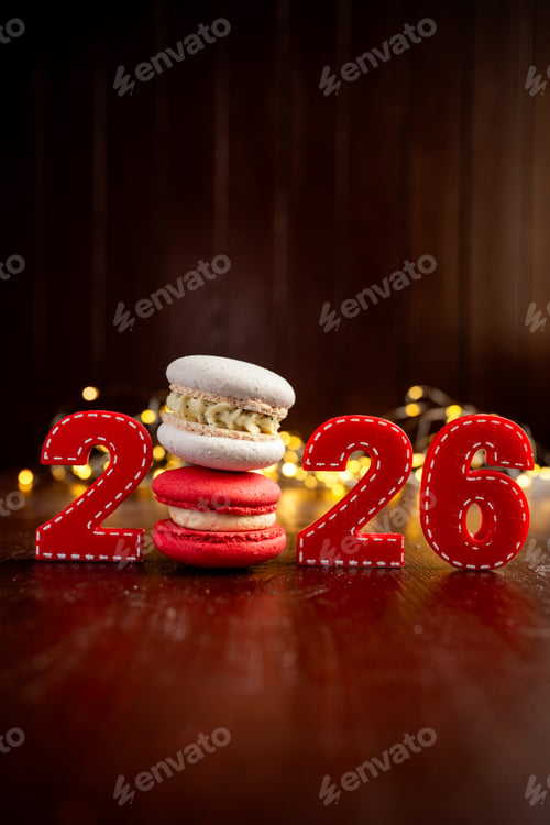 Preview: Celebrating 2026 New Year with macarons and festive lights