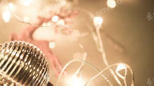Preview: Blank Space And Christmas Decoration For Background