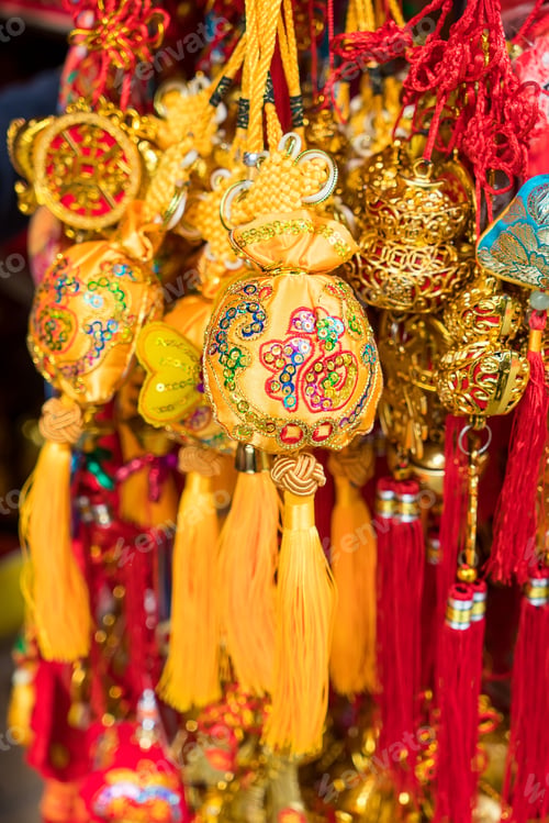 Preview: Chinese New Year'S Decoration For Spring Festival .The Chinese Character Means Rich,Lucky And