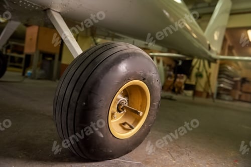 Preview: Wheel of a plane.