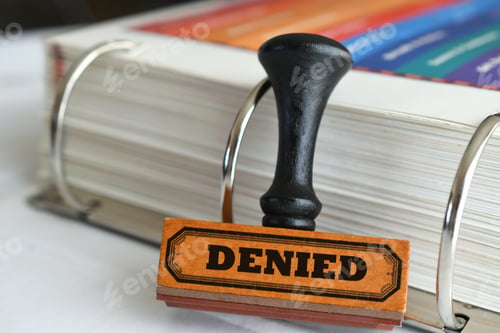 Preview: Denied Rubber Stamp