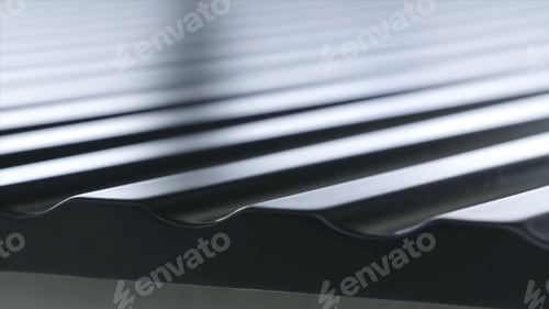 Preview: Close up view of black roofing waterproof material, construction and building concept. Action. The