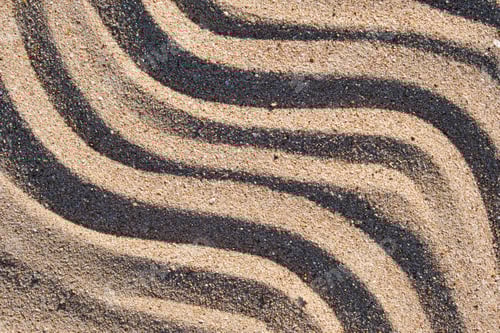 Preview: Wavy pattern of natural beach sand background for summer designs