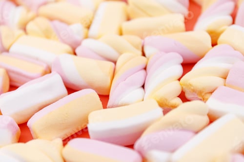 Preview: Colorful marshmallows background