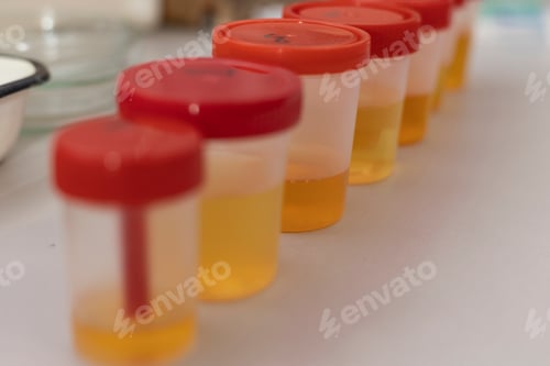 Preview: Analysis in a medical laboratory.