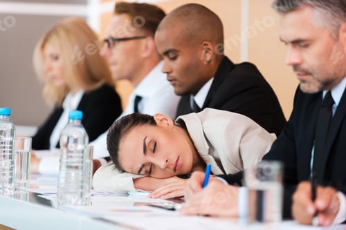 Preview: Sleeping at the conference.