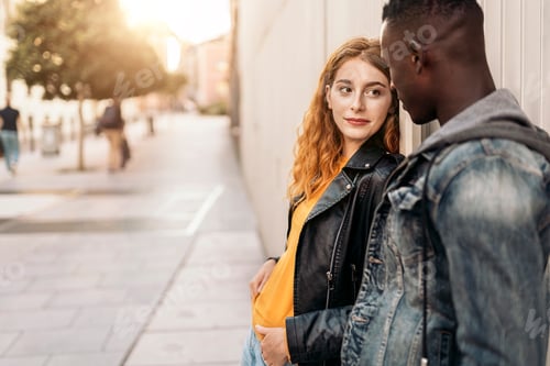Preview: Loving Beautiful Multiethnic Young Couple