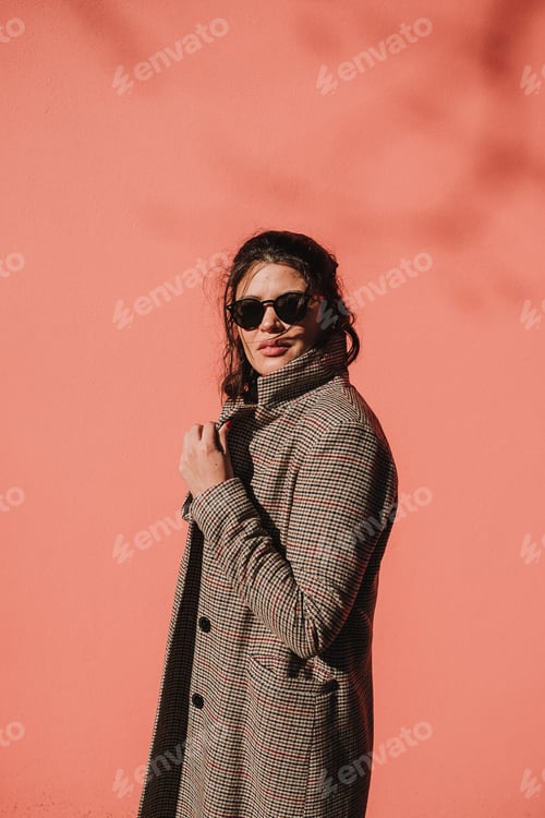 Preview: Attractive stylish lady in sunglasses