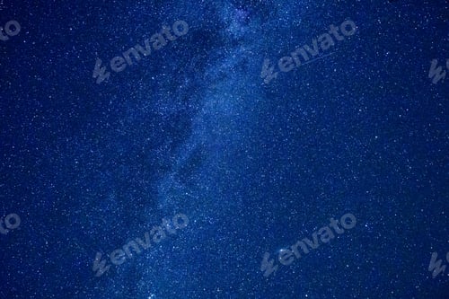 Preview: Beautiful starry blue sky at night
