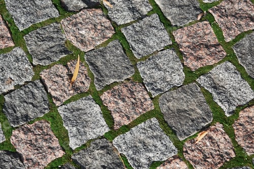 Preview: Top view of the cobblestone. Abstract background. Nature is going through the rocks