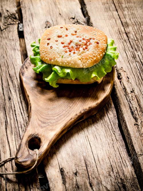 Preview: Chicken Burger on the old Board.