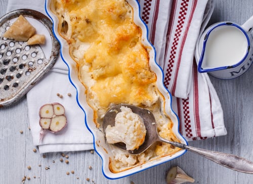 Preview: Gratin of cauliflower, potatoes and cheese