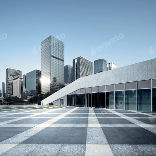 Preview: empty brick road