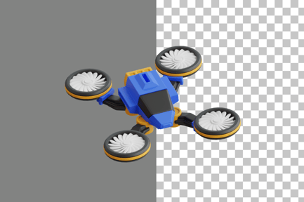 Preview: Drone Vehicle 3D Icon