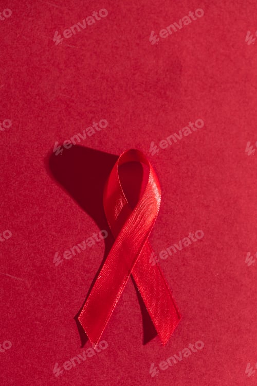 Preview: ribbon as symbol of aids awareness