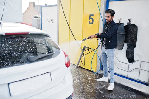 Preview: Asian man and car