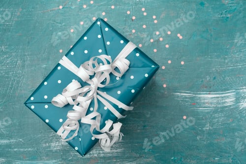 Vista previa: Caja de regalo de Navidad en tableta