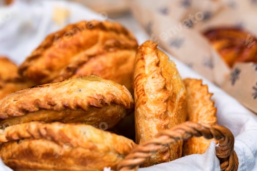 Preview: Russian pirozhki or stuffed puff pastry